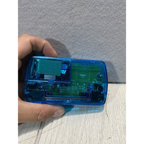 Fender Auto Chromatic Tuner LX-12 See Through Blue Green - Picture 3 of 5